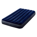 Matelas Gonflable Confortable en Velours - Couleur Bleu Marine